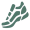 Chaussure verte